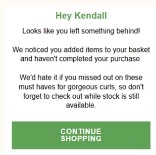 Before PAASE.ai email marketing content example